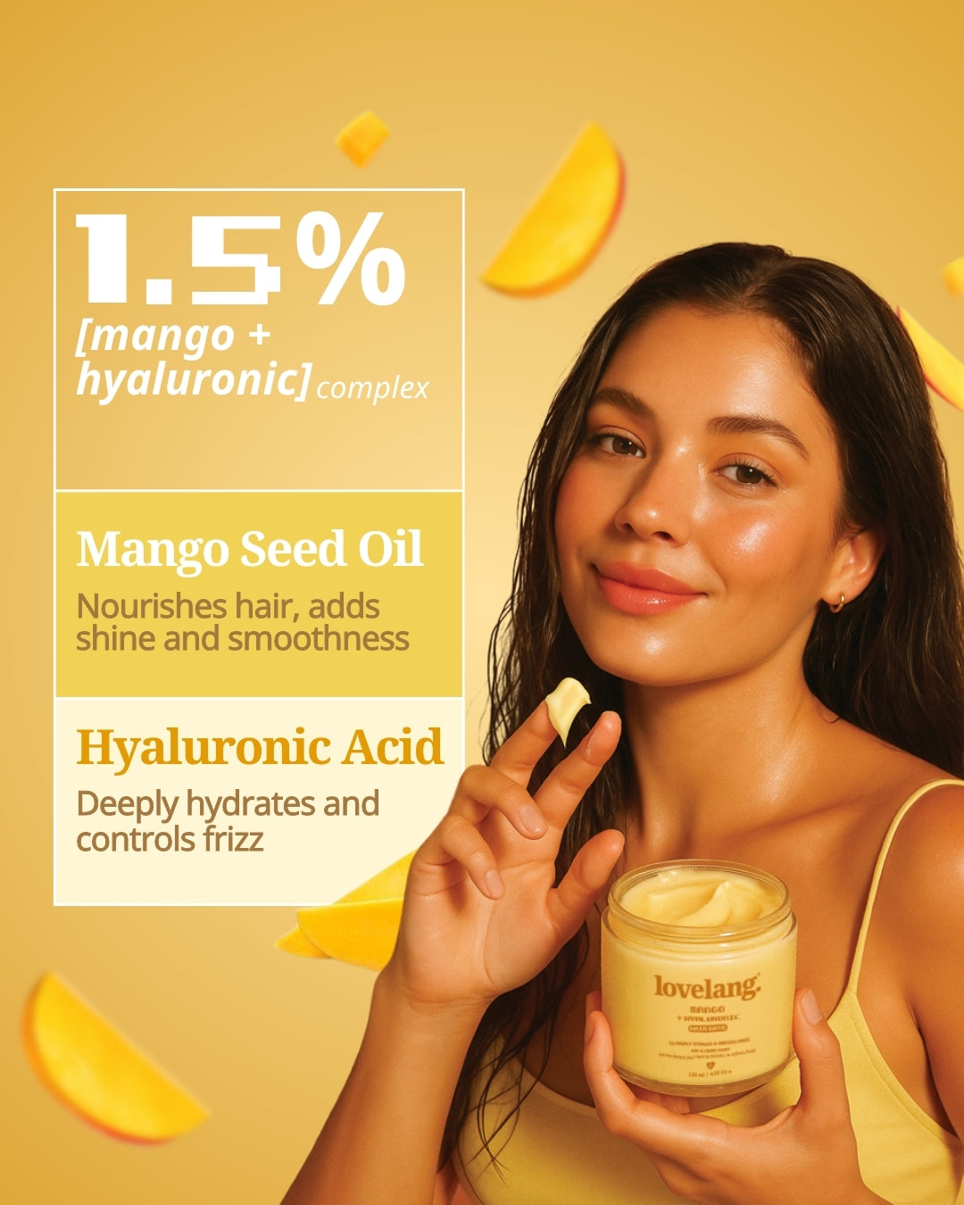 Mango + Hyaluronic Hair Mask