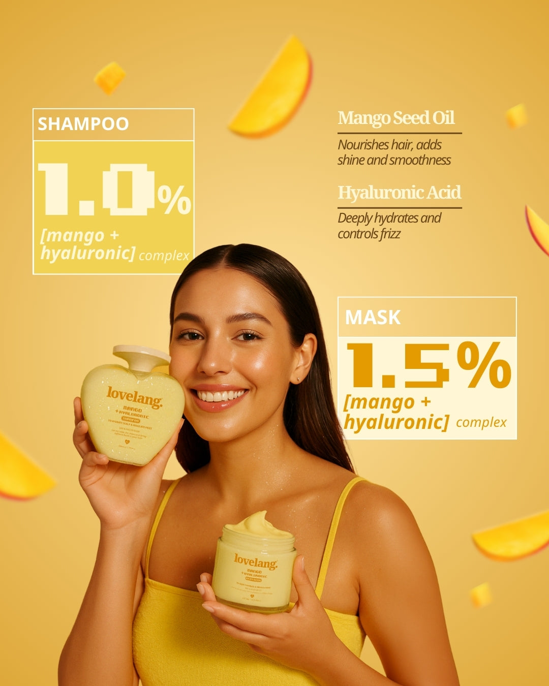 Mango + Hyaluronic Frizz Control Combo