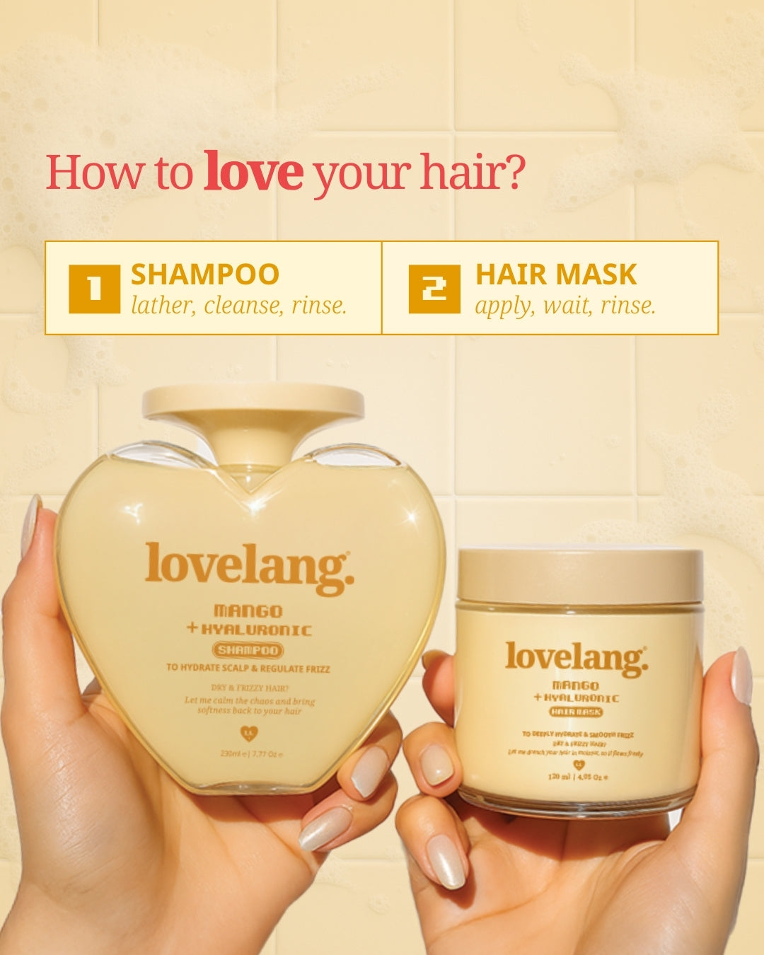 Mango + Hyaluronic Frizz Control Combo